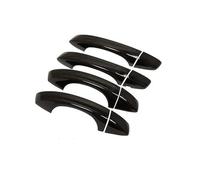 RVVJFHMSH Autocollant de protection for poignée de porte extérieure, Compatible Pour Skoda Scala (2019, 2020, 2021, 2022), noir brillant, luxueux(4Handle No Keyhole)