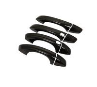 RVVJFHMSH Autocollant de protection for poignée de porte extérieure, Compatible Pour Skoda Scala (2019, 2020, 2021, 2022), noir brillant, luxueux(4Handle 2 Buttons)