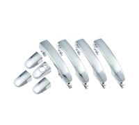 RVVJFHMSH Poignée de porte extérieure chromée avant/arrière gauche/droite, Compatible Pour Ford Ranger Everest T6 T7 et Mazda BT50 2012-2020 AB39-26224A46-CB(4PCS a Kit)