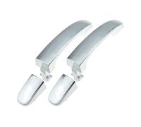 RVVJFHMSH Poignée de porte extérieure chromée avant/arrière gauche/droite, Compatible Pour Ford Ranger Everest T6 T7 et Mazda BT50 2012-2020 AB39-26224A46-CB(2PCS Rear Left Right)