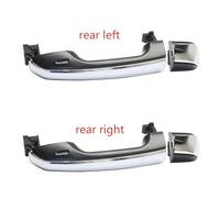 RVVJFHMSH Poignée de porte extérieure Compatible Pour LEXUS GX460 2010 2011 2015 avant gauche et droite arrière(Rear LH and RH)
