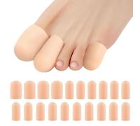 RVYEIOP 20 Pièces Protège Orteil en Gel, Protection gros orteil, Capuchons d'orteils, Capuchons Orteils Protections Doigt deTubes,Protecteurs d’Orteil en Silicone pour Contre Les Ampoules et Cors.