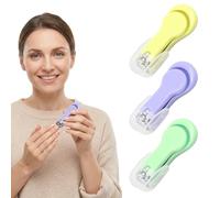RVYEIOP Set de 3 pièces coupe ongle bebe, Coupe Ongles, Petit ciseaux ongles, Coupe Ongle Sûr adapté aux nourrissons et enfants, coupe-ongles pour bébés (avec capuchon de protection).