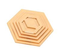 RWAJZAX 5 pièces manuel en acrylique modèle d'outils patchwork triangles cercles carrés hexagonal modèle patchwork règle tissu conceptions manuel d'outils modèle