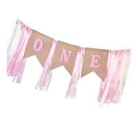 RWAJZAX Bannière murale élégante Décorations de fête Ornements suspendus pratiques pour une décoration d'anniversaire unique et amusante Banderoles en tissu