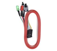 RWAJZAX Câble d'interrupteur d'alimentation PC avec affichage LED 26 pouces - Façade avant du boîtier - Câble pour ordinateur de bureau, carte mère, ordinateur de bureau