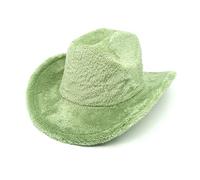 RWAJZAX Chapeau de cowboy en peluche pour enterrement de vie de jeune fille, discothèque, discothèque, cowboy pour acteur, boîte de nuit, ceinture inspirée de l'occidental