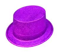 [RWAJZAX] Chapeau de Fedora en poudre brillante à large aile Chapeau de magicien Hip Hop Cowboy Tête de Guerre Accessoires de fête de mode