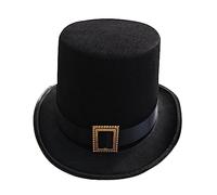 [RWAJZAX] Chapeau vintage de magicien Costume de magicien Cosplay Halloween Fournitures de fête Chevaliers Bague de cirque Ensemble de maître pour homme