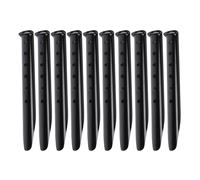 RWAJZAX Lot de 10 piquets de tente inamovibles et inflexibles pour auvent - Pour un ancrage sûr dans les environnements de camping et de randonnée - Multi-usages