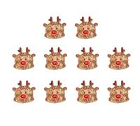 [RWAJZAX] Pendentif de Noël en forme de dessin animé attrayant pour fabrication de bijoux de Noël Collection pour accessoires artistiques décoration