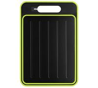 RWAJZAX Plateau de décongélation pratique Planche à découper double face avec aiguiseur de râpe Plateau de décongélation pour les amateurs de cuisine. Planche à découper double face pratique