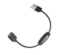 RWAJZAX Régulateur de vitesse USB - Interrupteur électronique - 3 câbles de régulation réglables pour ventilateur de voiture - Pour le bureau - Régulateur USB portable