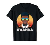 Rwanda, drapeau rwandais, garçon rwandais, garçon africain, adolescent rwandais T-Shirt