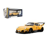 Solido Voiture miniature 1/18 Porsche 911 RWB Body Kit Cinderella 2020 Jaune S1808507
