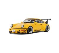 RWB Porsche 911 RAUH WELT QEEMA 2024 Jaune Modèle Réduit 1:18 GT Spirit