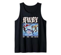 RWBY Character Group Action Poses Anime Cartoon Débardeur
