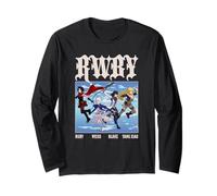 RWBY Character Group Action Poses Anime Cartoon Manche Longue