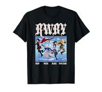 RWBY Character Group Action Poses Anime Cartoon T-Shirt