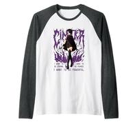 RWBY Cinder Fall Heavy Metal Anime Cartoon Manche Raglan