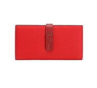 RWCCCRW Étuis à Cartes en Cuir véritable Portefeuilles d'affaires pour Femmes Sacs à Main Pinces à Billets Portefeuilles bloquants Sacs à Main (Taille : Rouge)