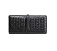 RWCCCRW Pinces à Billets en Cuir véritable pour Femmes, Portefeuilles, étuis pour Cartes de Visite, Sacs à Main, organisateurs d'argent (Taille : Noir)