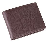 RWCCCRW Portefeuille Classique Vintage en Cuir de Vachette avec Blocage à Trois Volets, élégant, Court et décontracté, porte-10 Cartes, Poche pour pièces de Monnaie (Couleur : café foncé, Taille : M)