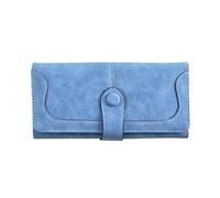 RWCCCRW Portefeuille en Cuir Mat pour Femmes, Porte-Cartes, Porte-Monnaie Vintage givré, Longue Pince à Billets à Fermeture éclair