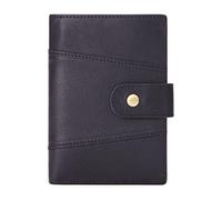 RWCCCRW Portefeuille en Cuir pour Homme avec Blocage de Porte-Monnaie pour Homme, Porte-Cartes de crédit Horizontal et Vertical (Couleur : Noir Vertical)