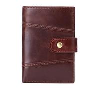 RWCCCRW Portefeuille en Cuir pour Homme avec Blocage de Porte-Monnaie pour Homme, Porte-Cartes de crédit Horizontal et Vertical (Couleur : Marron Vertical)