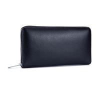 RWCCCRW Portefeuille en Cuir pour Homme, Porte-Monnaie bloquant Les RFID, en Cuir de Vache, à la Mode, Porte-Monnaie, Porte-Passeport, Porte-Cartes de crédit pour Homme (Couleur : Noir)