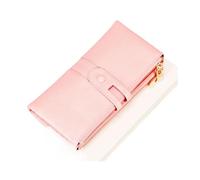 RWCCCRW Portefeuilles pour Femmes en Peau de Vache Longues Pinces à Billets Étuis pour Cartes de Visite Porte-Monnaie en Cuir véritable Pochettes Sacs à Main (Taille : Rose)