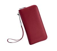 RWCCCRW Portefeuilles pour Femmes Étuis pour Cartes de Visite Portefeuilles bloquants Porte-Monnaie en Cuir véritable Pochettes Sacs à Main Pinces à Billets Sacs de soirée (Taille : Rouge)