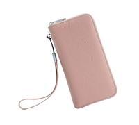 RWCCCRW Portefeuilles pour Femmes Étuis pour Cartes de Visite Portefeuilles bloquants Porte-Monnaie en Cuir véritable Pochettes Sacs à Main Pinces à Billets Sacs de soirée (Taille : Rose)