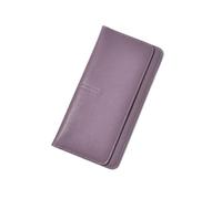 RWCCCRW Portefeuilles pour Femmes Pinces à Billets en Cuir véritable Étuis à Cartes de Visite Sacs à Main Organisateurs d'argent Porte-Monnaie Pochettes (Taille : Violet)