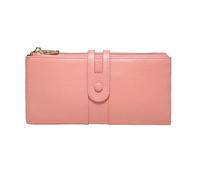 RWCCCRW Portefeuilles pour Femmes Pinces à Billets Longues Étuis pour Cartes de Visite Porte-Monnaie en Cuir véritable Pochettes Sacs à Main Sacs de soirée Organisateurs d'argent (Taille : Rose)