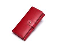 RWCCCRW Portefeuilles pour Femmes, Porte-Monnaie, étuis pour Cartes de Visite, Pinces à Billets en Cuir véritable, Portefeuilles bloquants, organisateurs d'argent, Sacs à Main, Rouge