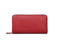 RWCCCRW Portefeuilles pour Femmes Porte-Monnaies Porte-Cartes de Visite Pinces à Billets Portefeuilles bloquants Sacs à Main en Cuir véritable Sacs de soirée (Taille : Rouge)