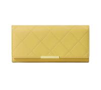 RWCCCRW Portefeuilles pour Femmes Porte-Monnaies Porte-Cartes de Visite Sacs à Main en Cuir Pinces à Billets Sacs de soirée (Taille : Jaune)