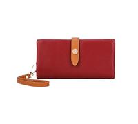 RWCCCRW Portefeuilles pour Femmes Sacs à Main en Cuir Longues Pinces à Billets Sacs de soirée Porte-Monnaie Étuis pour Cartes de Visite (Taille : Rouge)