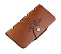 RWCCCRW Portefeuilles pour Hommes, Porte-Cartes de Style Long, Porte-Monnaie pour Hommes, Portefeuille en Cuir à Fermeture éclair de Grande capacité pour Hommes (Couleur : Marron)