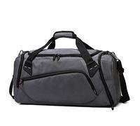 RWCCCRW Sac de Sport Sac de Sport Hommes Femmes Sac de Sport Durable Multifonctionnel Sac à Main Extérieur Grand Sac de Voyage Sac à Dos de Yoga (Couleur : Gris, Taille : 70 * 34 * 32cm)