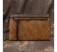 RWCCCRW Sac enveloppe de Style rétro Sac à Main pour Hommes Pochette pour Hommes d'affaires avec Grande capacité (A.27 * 18 * 2m)