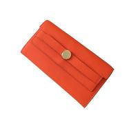 RWCCCRW Sacs à Main Portefeuilles en Cuir véritable Étuis à Cartes de Visite pour Femmes Pinces à Billets en Peau de Vache Sacs à Main Sacs de soirée Sacs d'argent (Taille : Orange)