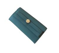 RWCCCRW Sacs à Main Portefeuilles en Cuir véritable Étuis à Cartes de Visite pour Femmes Pinces à Billets en Peau de Vache Sacs à Main Sacs de soirée Sacs d'argent (Taille : Bleu)