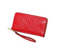 RWCCCRW Sacs à Main Portefeuilles pour Femmes Étuis pour Cartes de Visite Portefeuilles bloquants Porte-Monnaie en Cuir véritable Pochettes Sacs de soirée Pinces à Billets (Taille : Rouge)