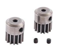 RWEQUTES Lot de 4 pignons de moteur 16392 pour M-JX 16207 16208 16209 16210 H16 H16H H16E H16P 1/16 RC Car Spare Parts