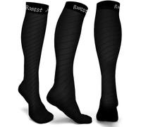 Rwest X Bas de Contention Femme et Homme, Chaussettes de Contention, Chaussette de Compression pour le sport, le fitness, la course, la randonnée, les voyages, le cyclisme