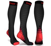 Rwest X Bas de Contention Femme et Homme, Chaussettes de Contention, Chaussette de Compression pour le sport, le fitness, la course, la randonnée, les voyages, le cyclisme