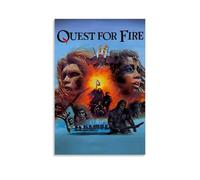 RWEWQRHG Affiche de film Quest for Fire - Art moderne - Peinture esthétique sur toile - 40 x 60 cm - Style sans cadre